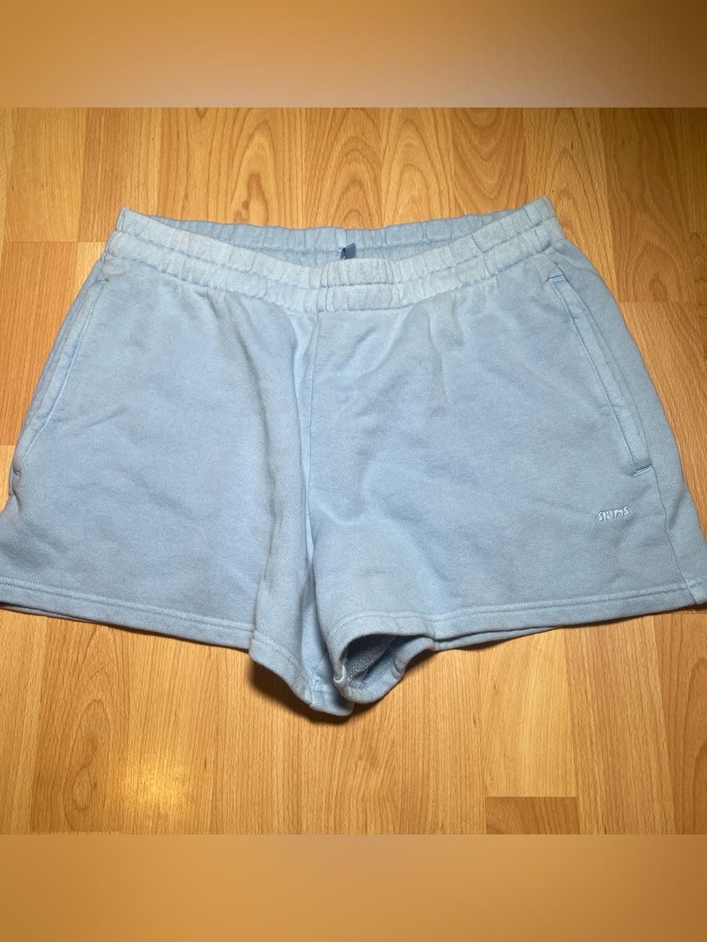 NWOT SKIMS French Terry Classic Shorts Blue Bell